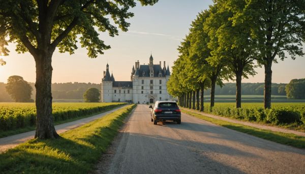 Suivre la trace des châteaux de la Loire en voiture